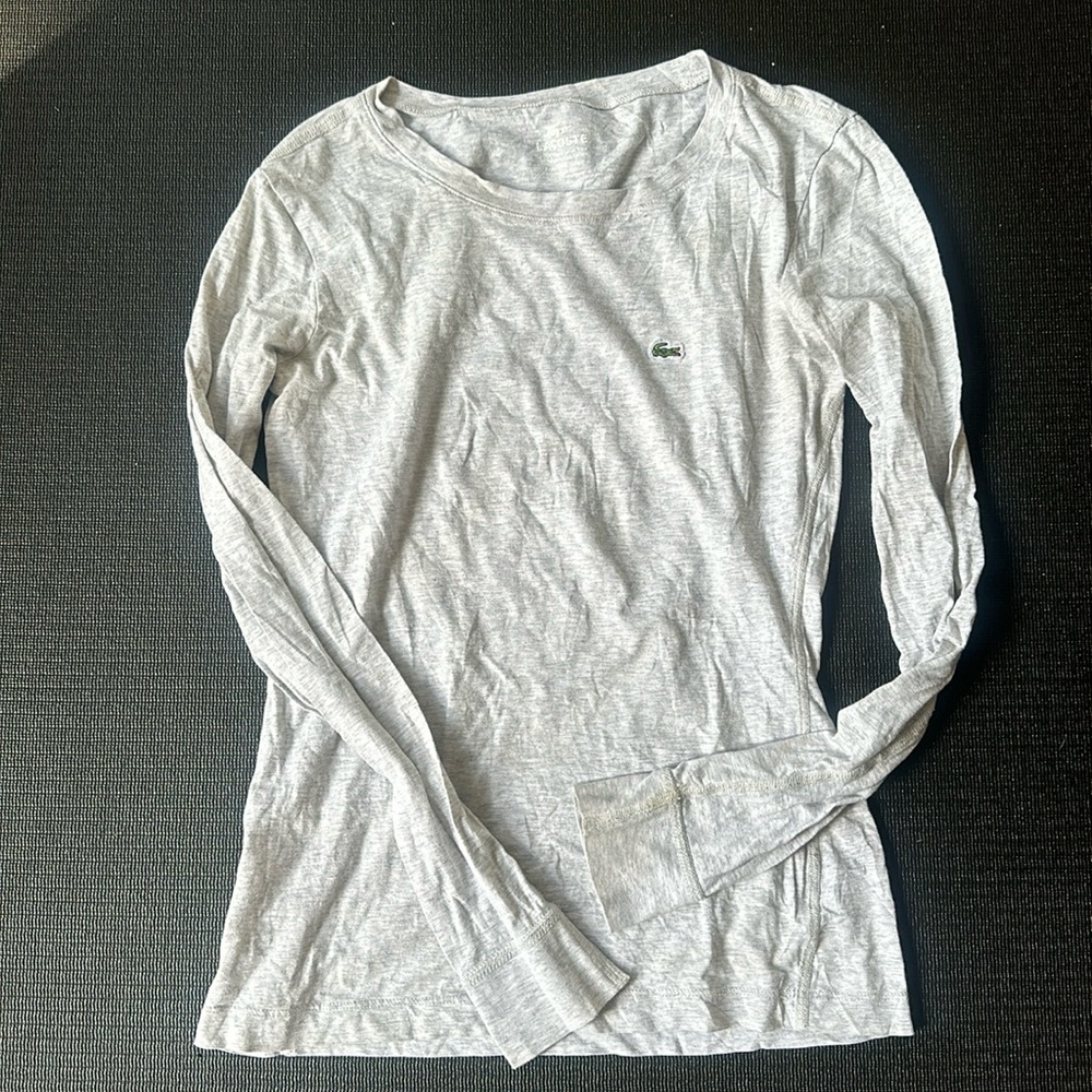 Lacoste grey tee